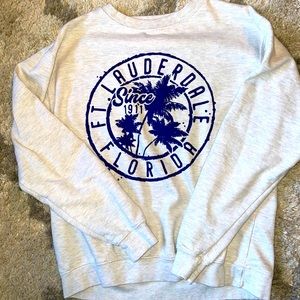 ft. lauderdale florida crewneck sweatshirt
